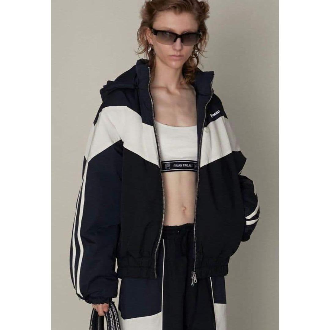 未使用タグ付き プランクプロジェクト パデットトラックジャケット ネイビー