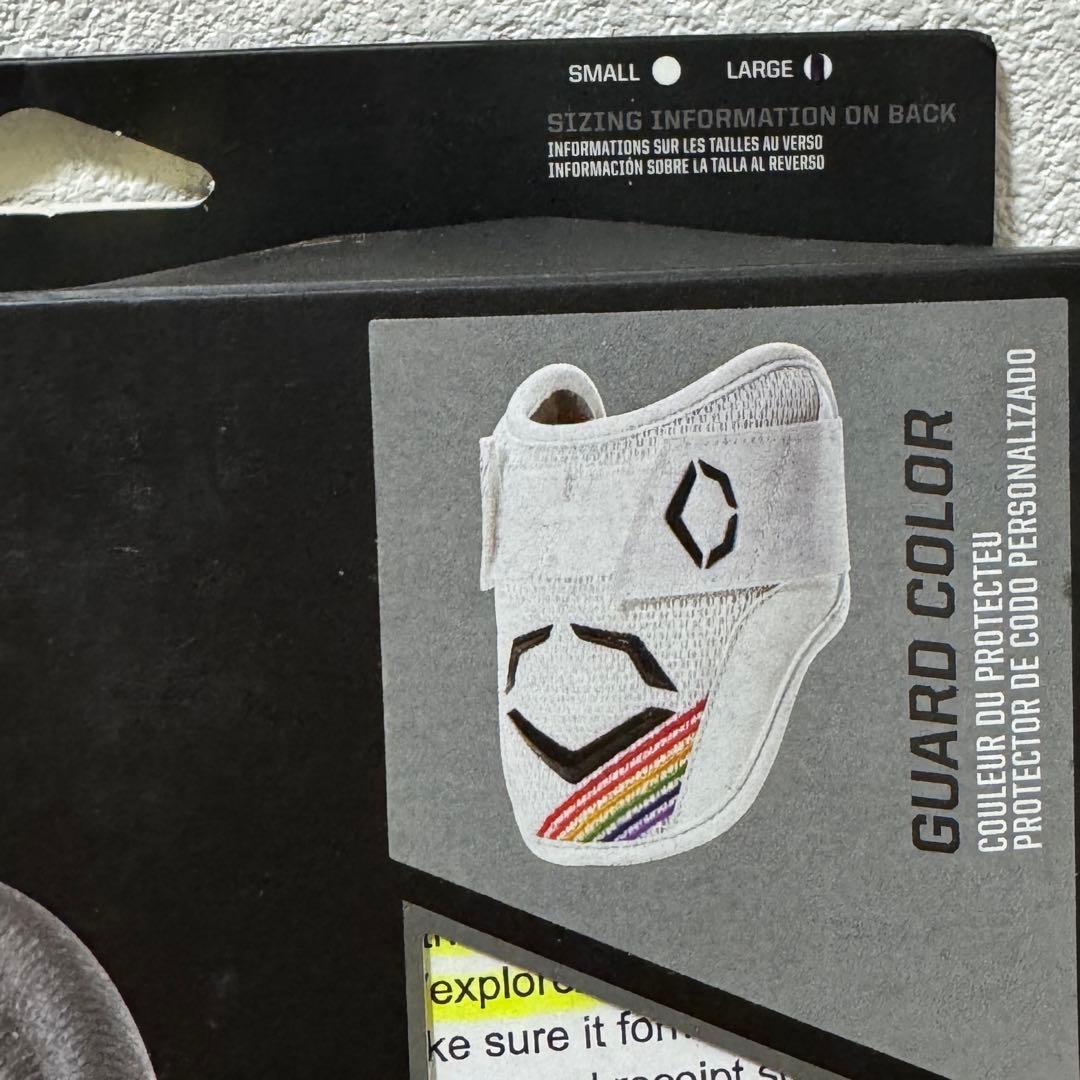 EVOSHIELD X-Srz ホワイト Lサイズ エルボガード 防具