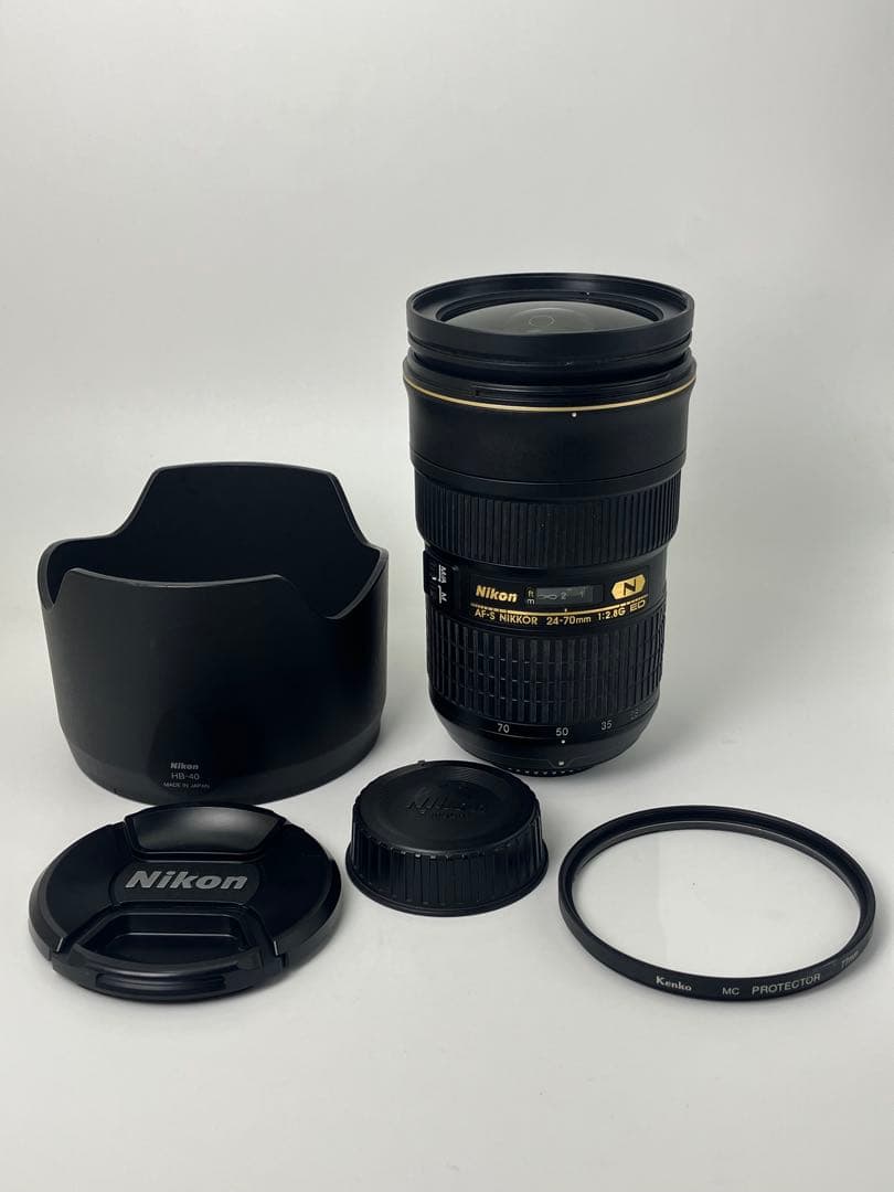 【返品保証・動作確認済】Nikon24-70mm F2.8G 標準ズームレンズ