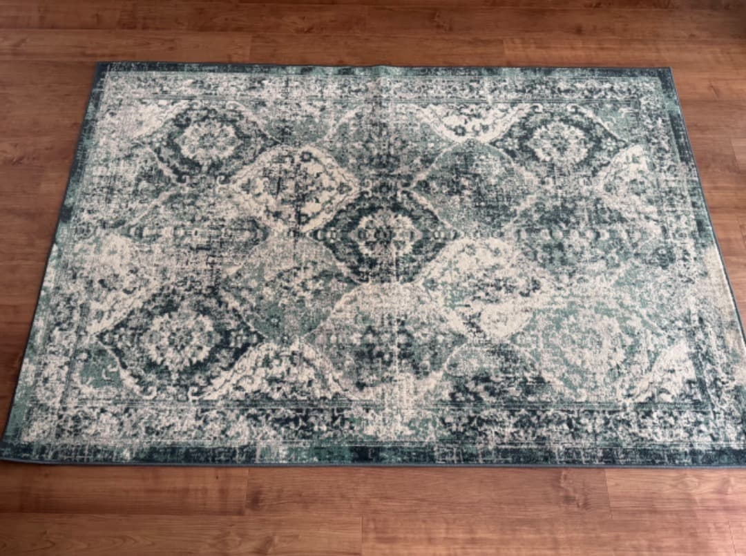 IKEA　VONSBÄK ラグ 133×195 cm　グリーン