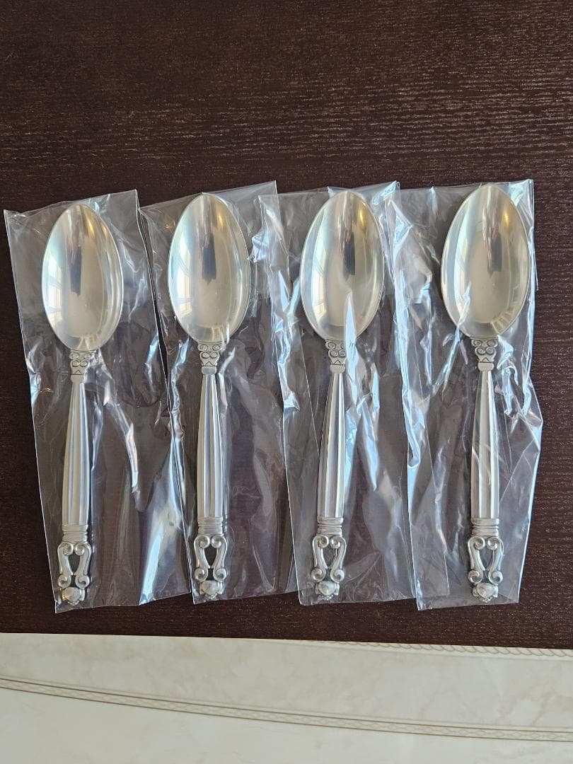   ジョージジェンセン、ACORNスプーン 4本セット