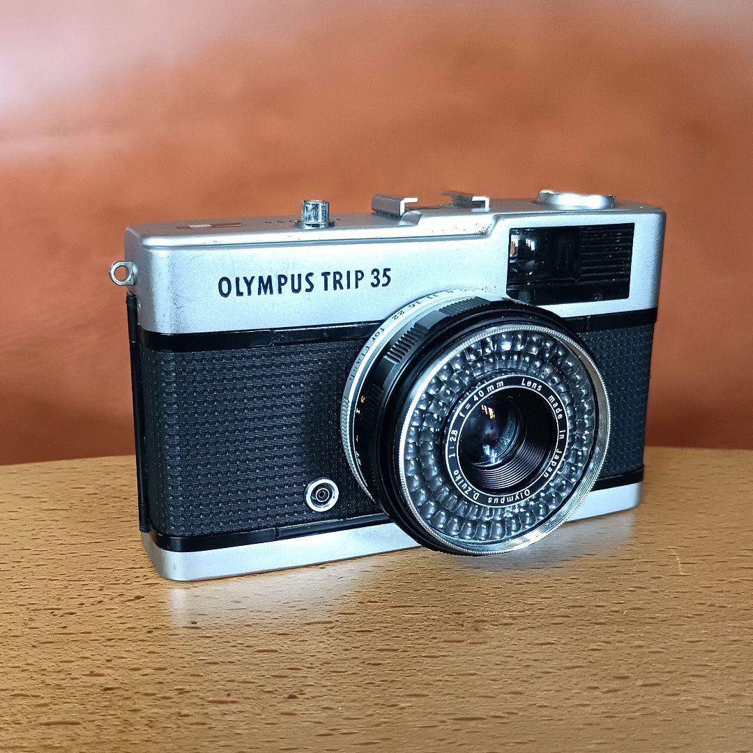 フィルムカメラ【整備、完動品】オリンパストリップ35