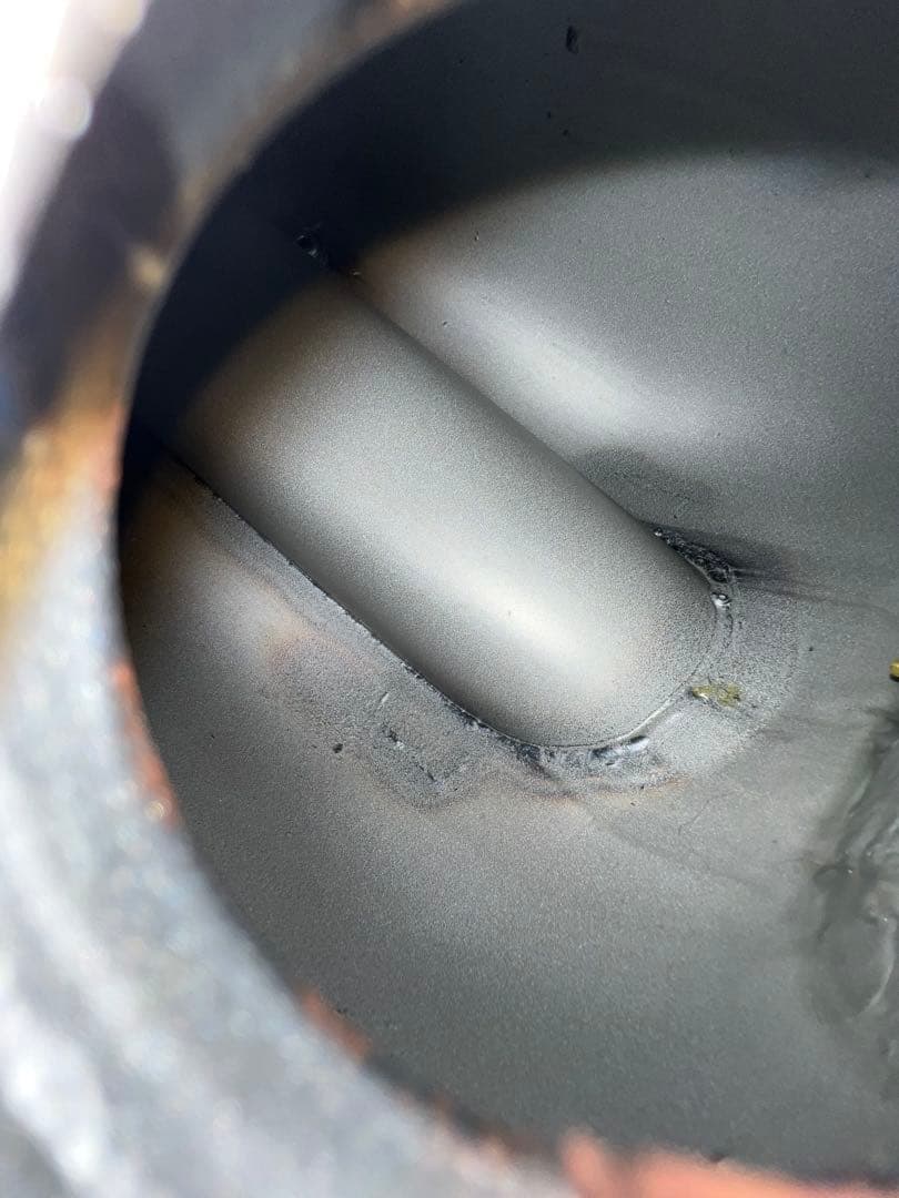 バイクタンク メタリックシルバー スチール製　sr400