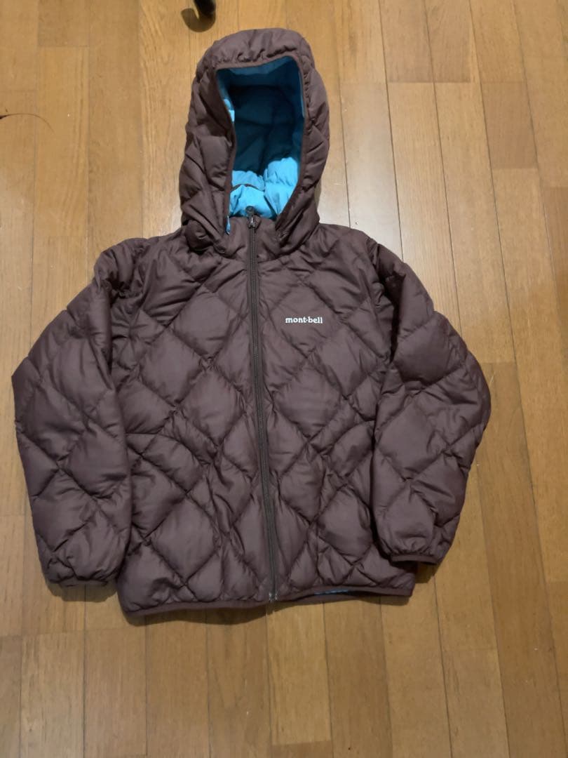 モンベル　リバーシブル　短丈　ダウンジャケット　y2k ストリート