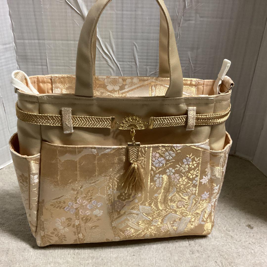 ねこさん 帯リメイクバック