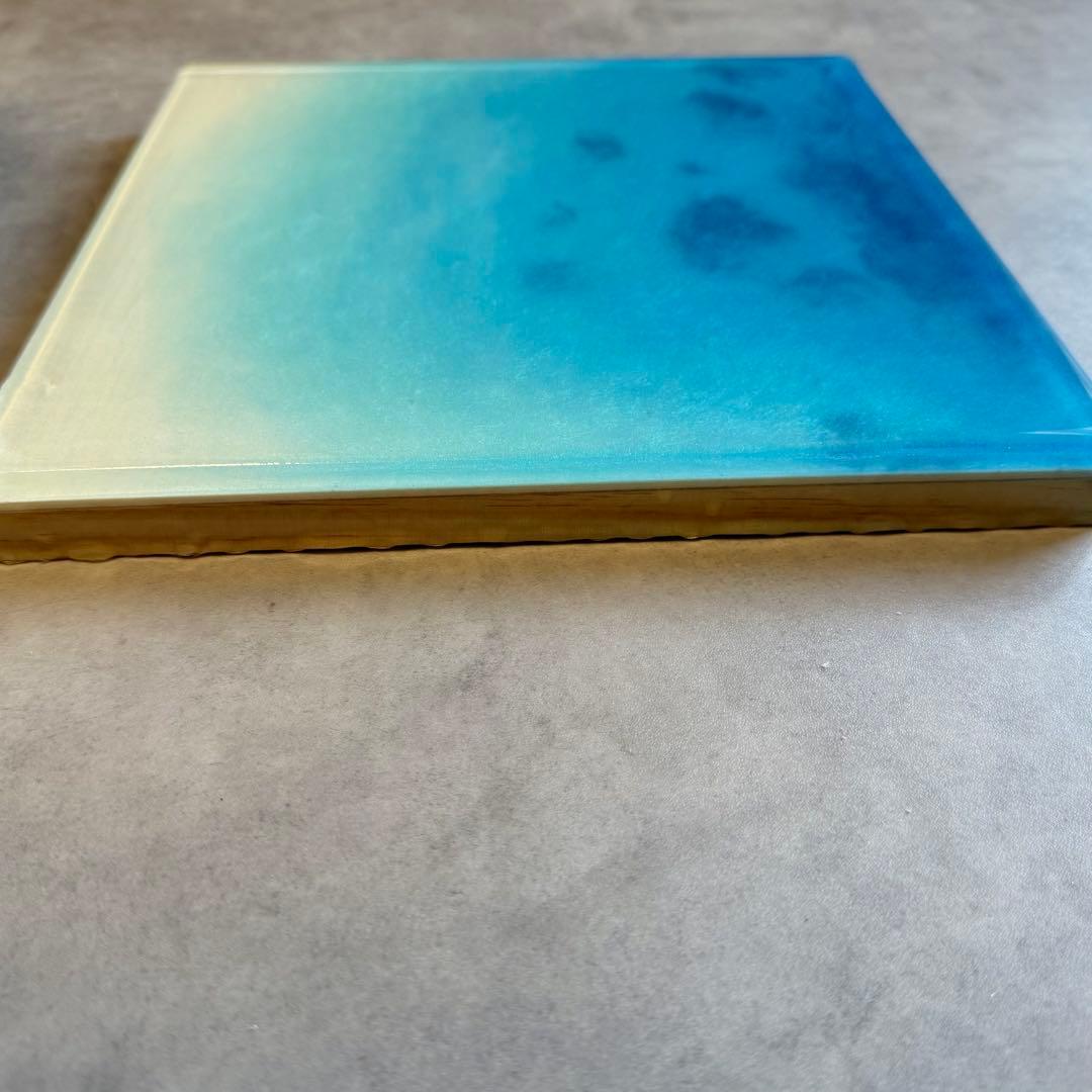 レジンアート　海アート　エポキシレジンアート　インテリア　壁掛け