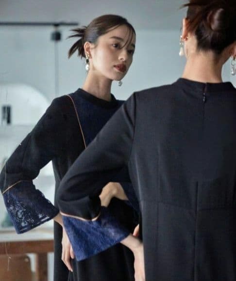 美品 Callarus カラルス 結婚式 ワンピースドレス LL 大きい 洗える