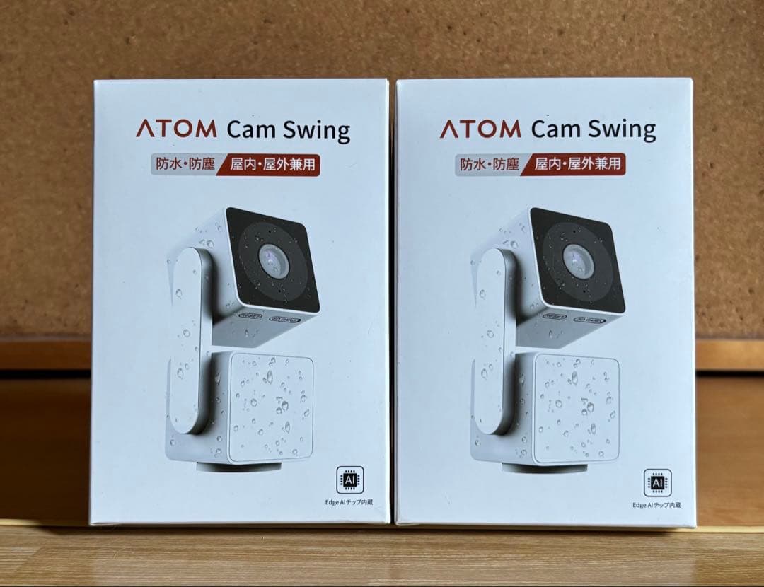 ATOM Cam Swing 防犯カメラ 1080P HD新品未使用2個セット