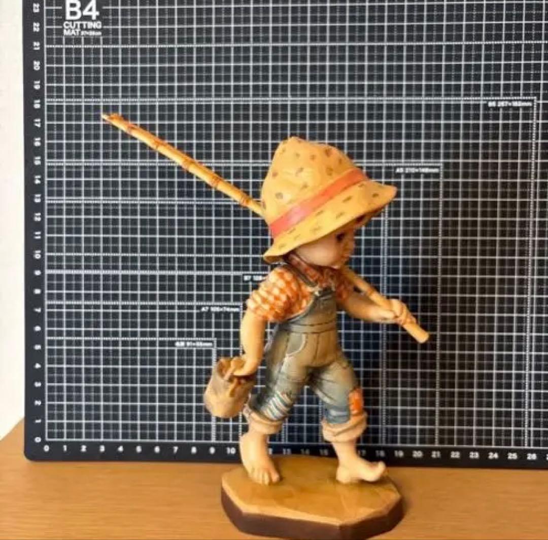 【希少品・美品】アンリ人形（大）「Fisher Boy」18センチ