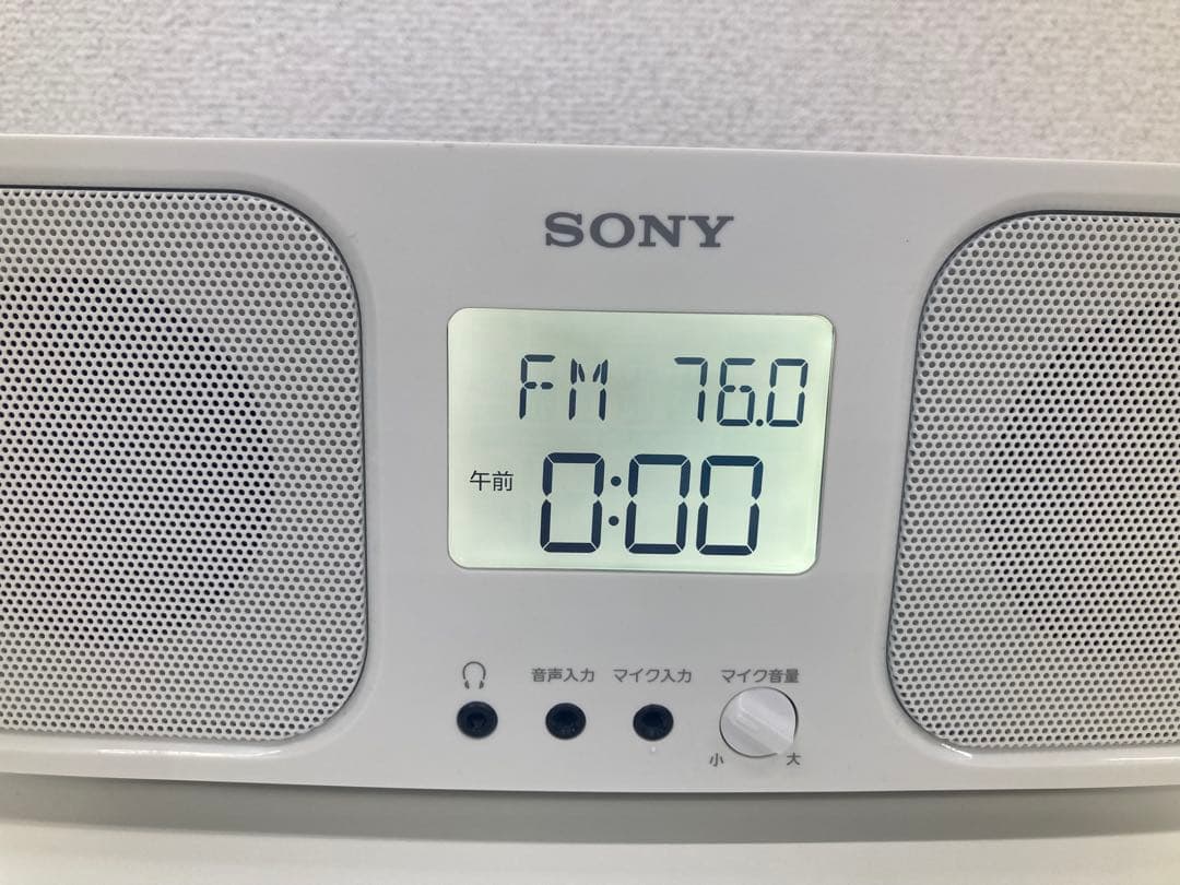 SONY ソニー CFD-S401W ホワイト CDプレーヤー ラジカセ