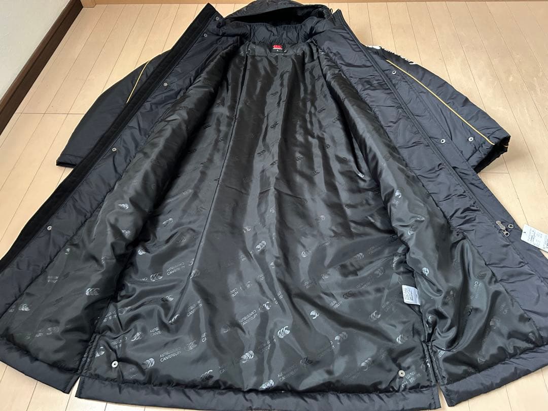 貴重 慶應大学ラグビー部 カンタベリー インサレーションコート XL 黒