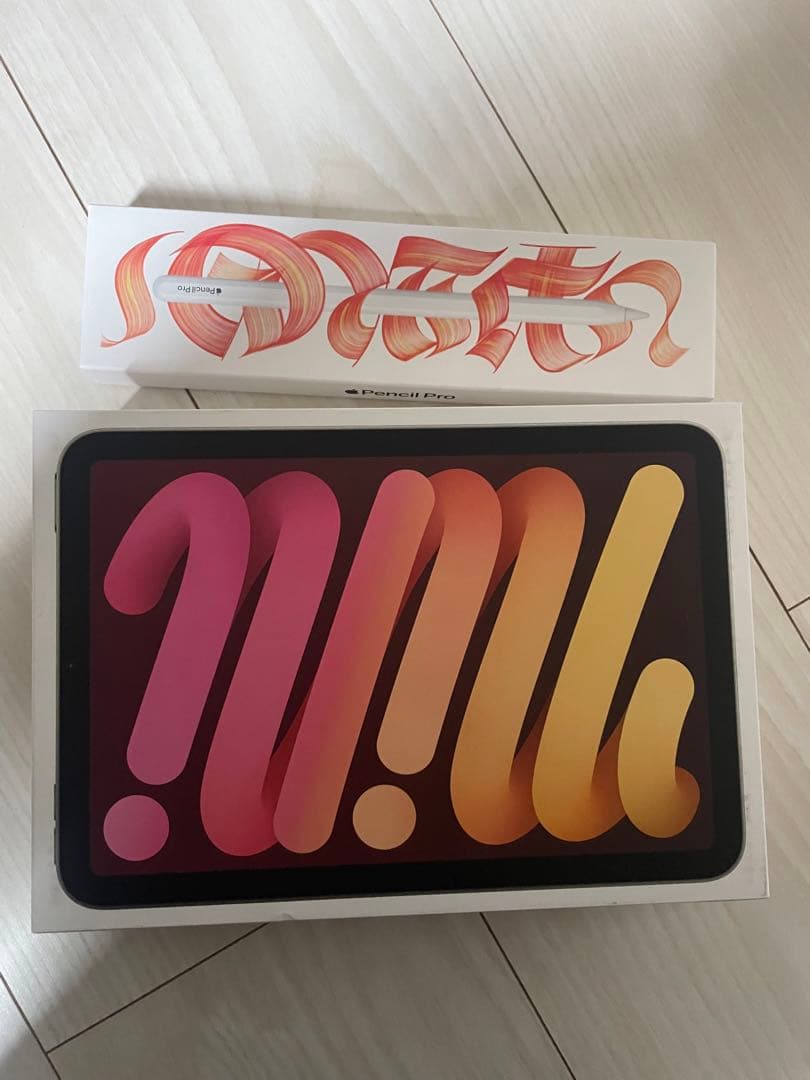 iPad本体 iPadmini7(Wi-Fi ,128GB)&Apple Pencil Pro