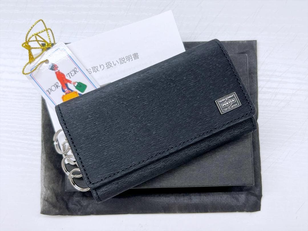 使用感なし　PORTER　ポーター　カレント　キーケース　黒　052-02206