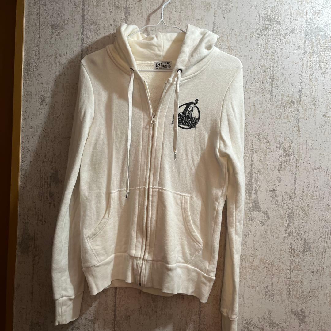 HYSTERIC GLAMOUR パーカー白
