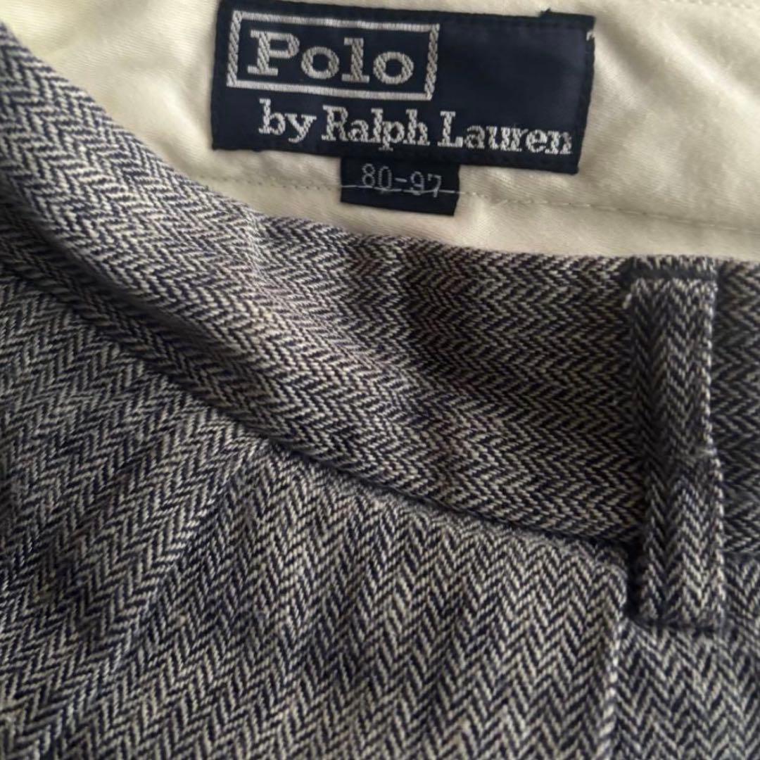 【希少】90s ラルフローレン ヘリンボーン スラックス polo ralph