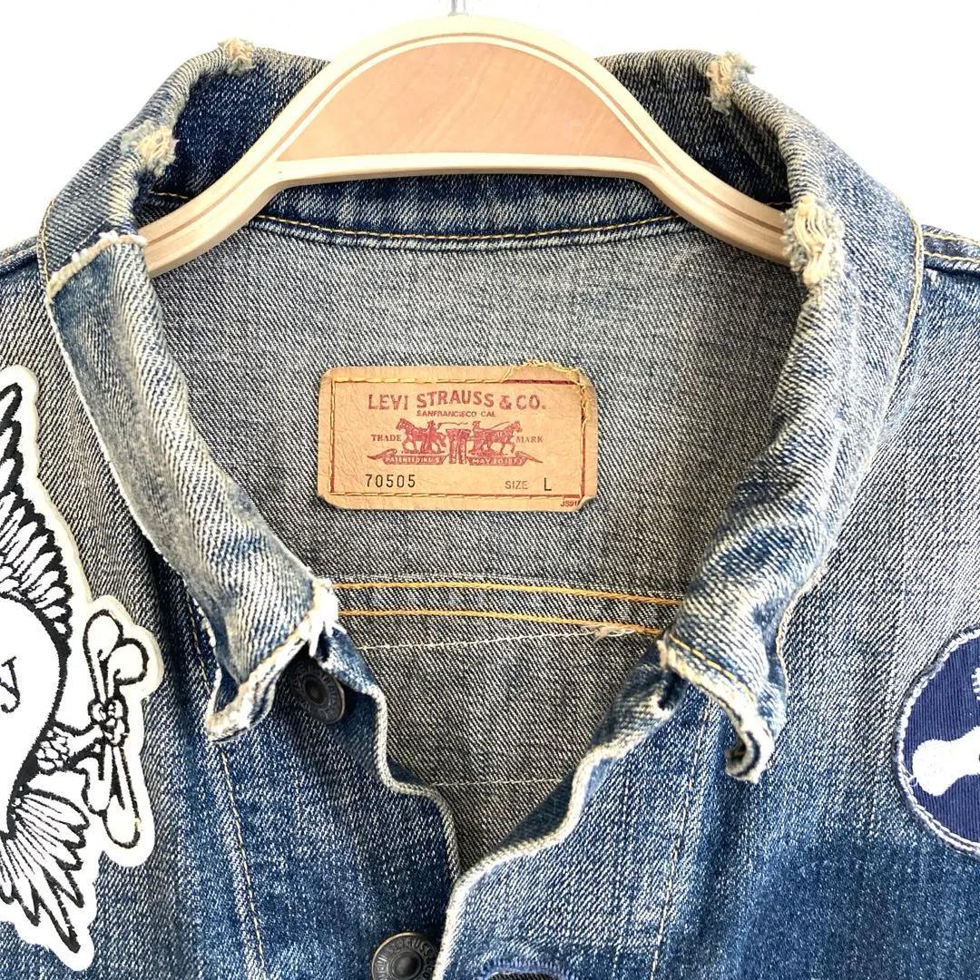 【c3フェット】Levi’sヴィンテージ加工オリジナルデニムジャケット