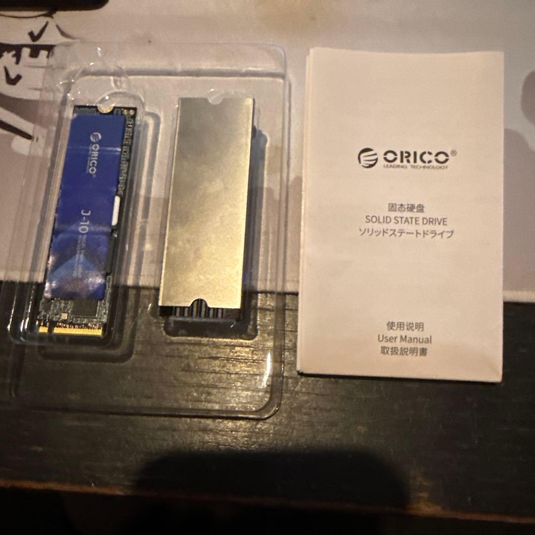 Orico j10 2tb m.2 nvme ssd ジャンク