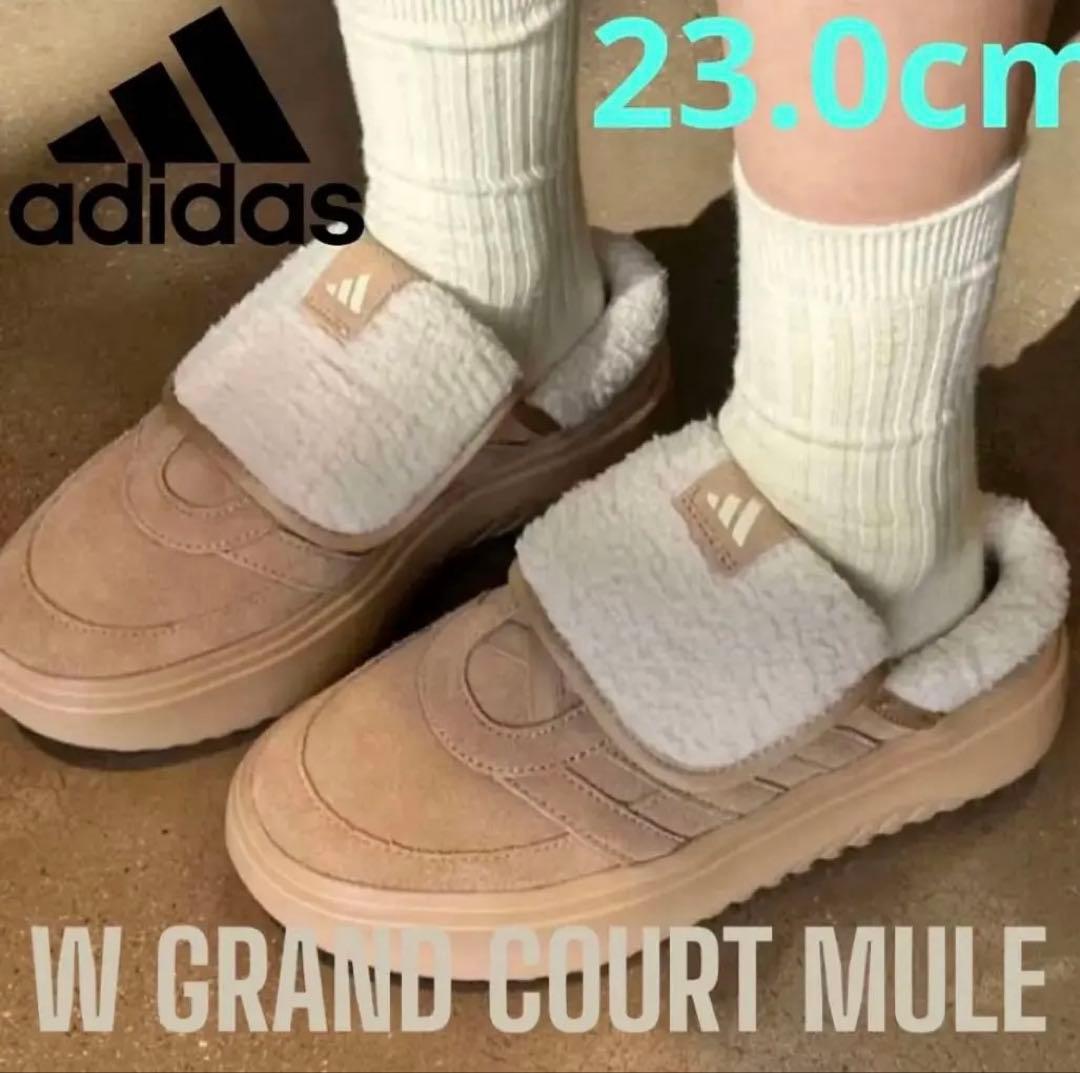 【韓国限定】adidas アディダス23.0㎝ ボア付き サンダル