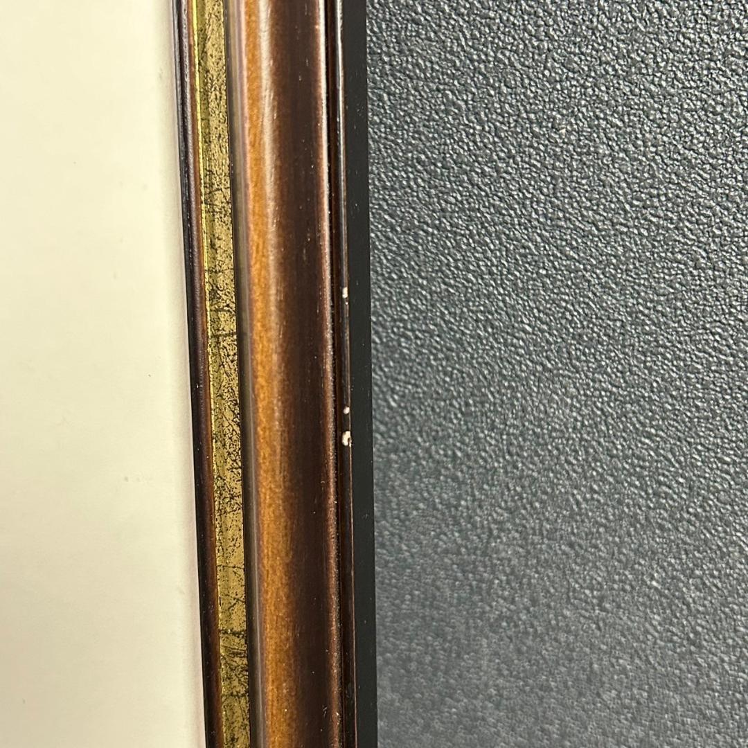 美品 中原淳一 叙情美少女画「梅の頃」多色摺木版画 中原蒼二監修 証明シール有