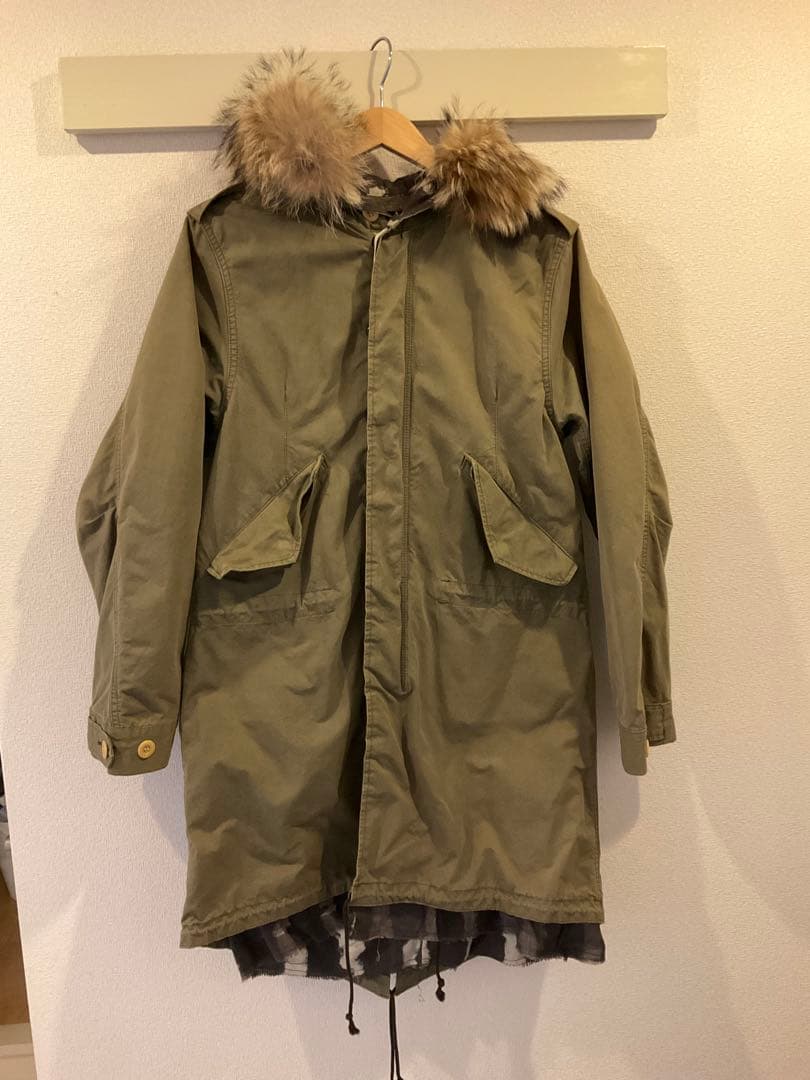 Sasquatchfabrix モッズコート オリーブ