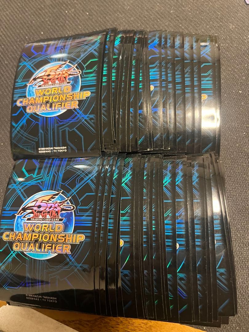 遊戯王 WCQ 5D's 2010 スリーブ 青 ブルー　71枚　使用済み