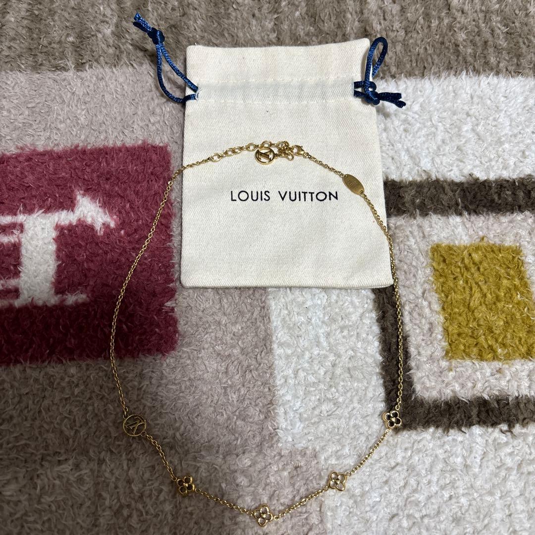ルイヴィトン ネックレス フラワーフル M68125 ゴールドカラー