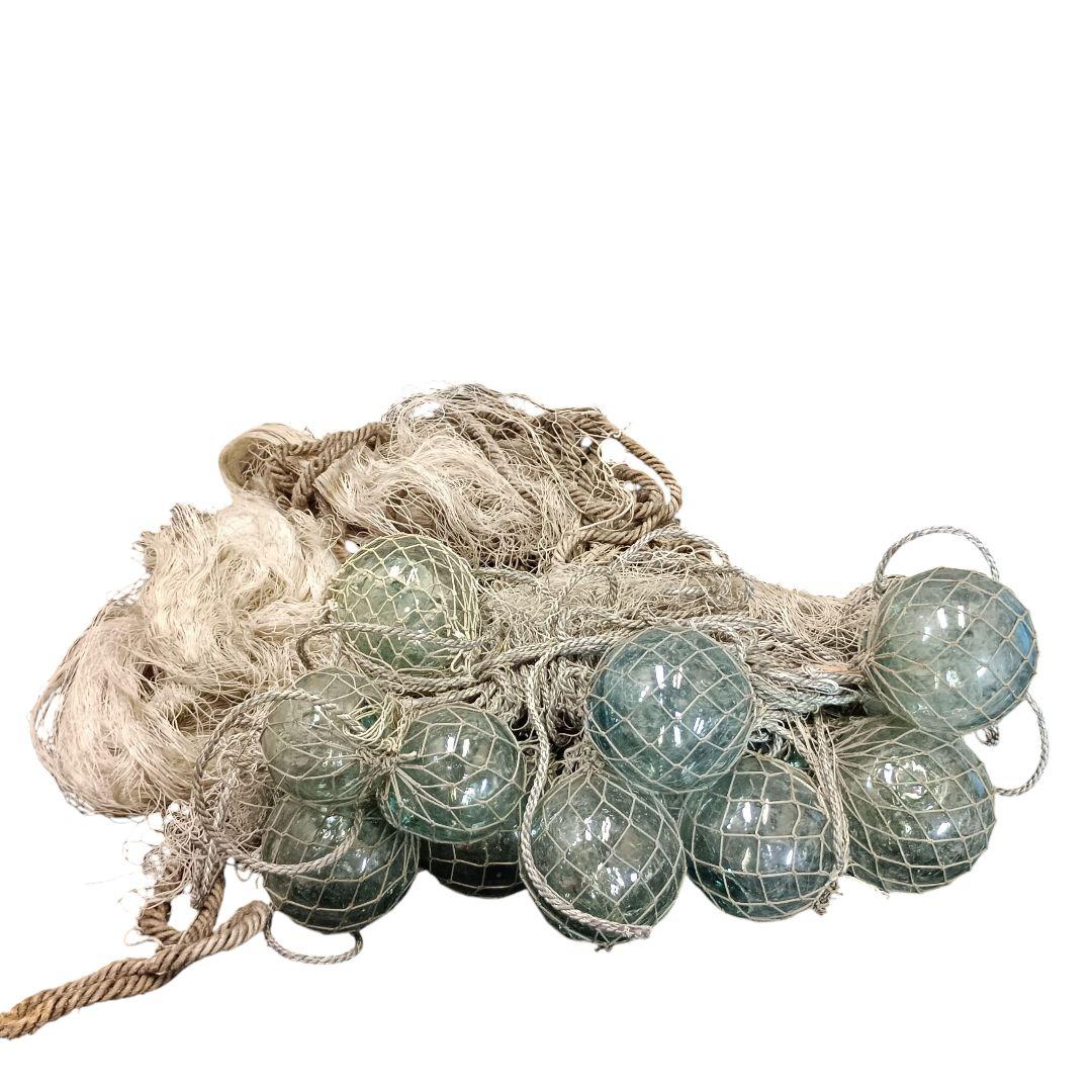 漁業用　浮き球　レトロ　ガラス　15個セット