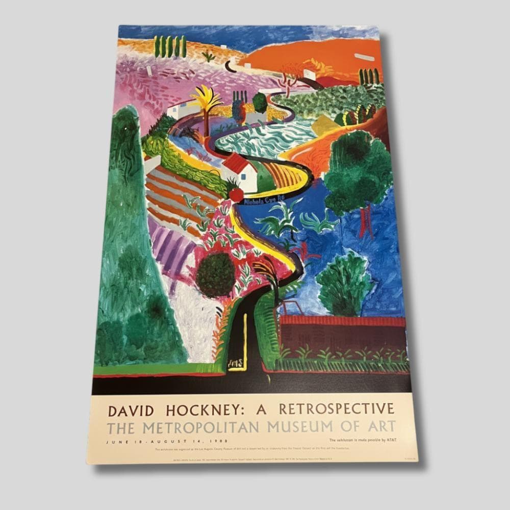 David Hockney: A Retrospective ポスター