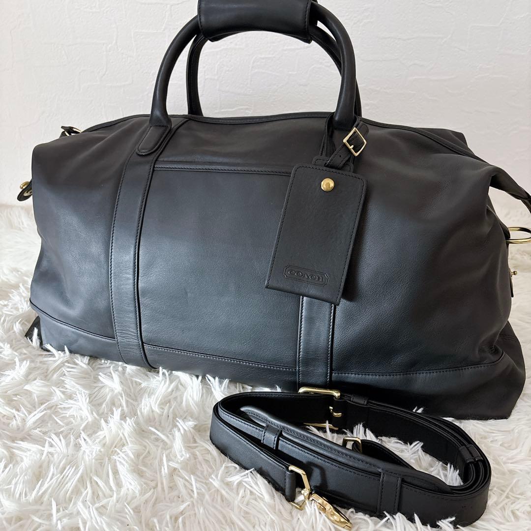 美品　COACH ボストンバッグ 2way オールドコーチ 0502