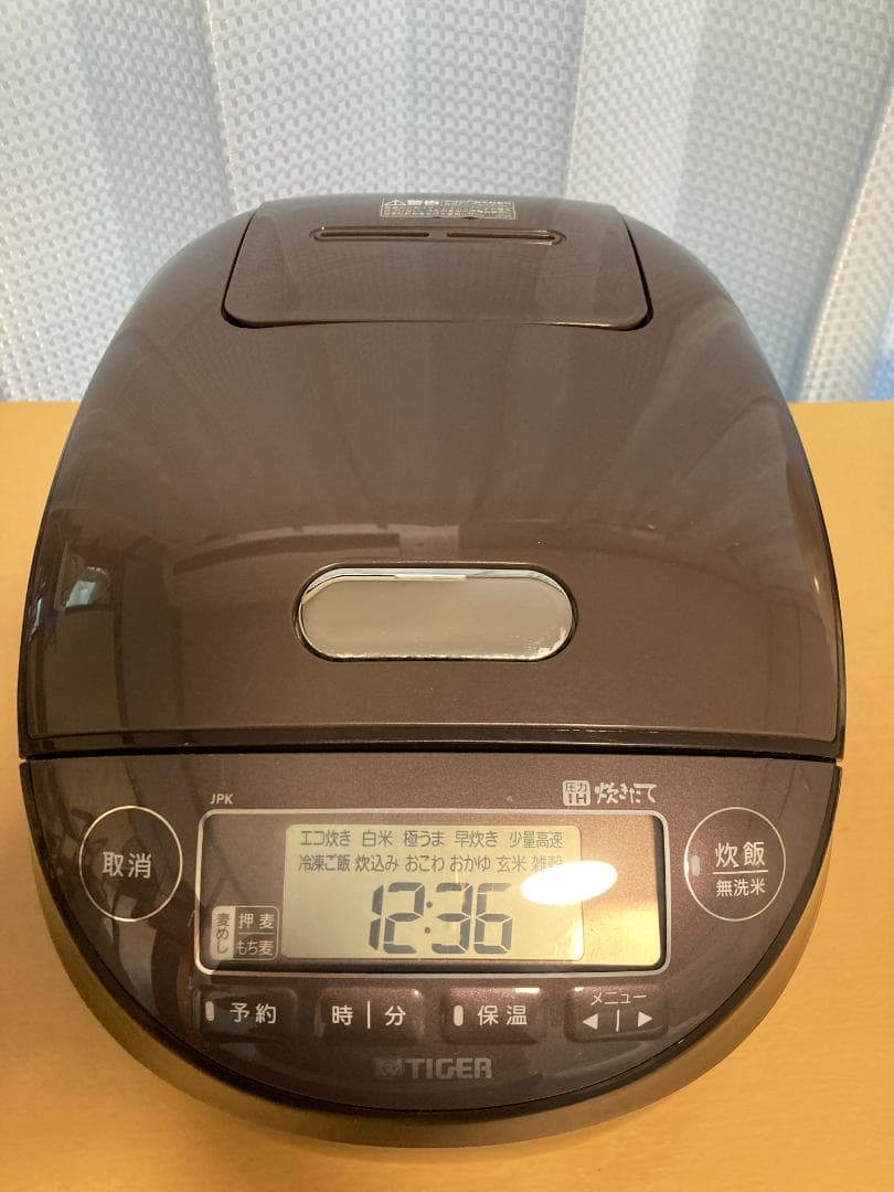 ★JPK-B100-TIGER タイガー圧力IH炊飯ジャー 5.5合炊き19年製