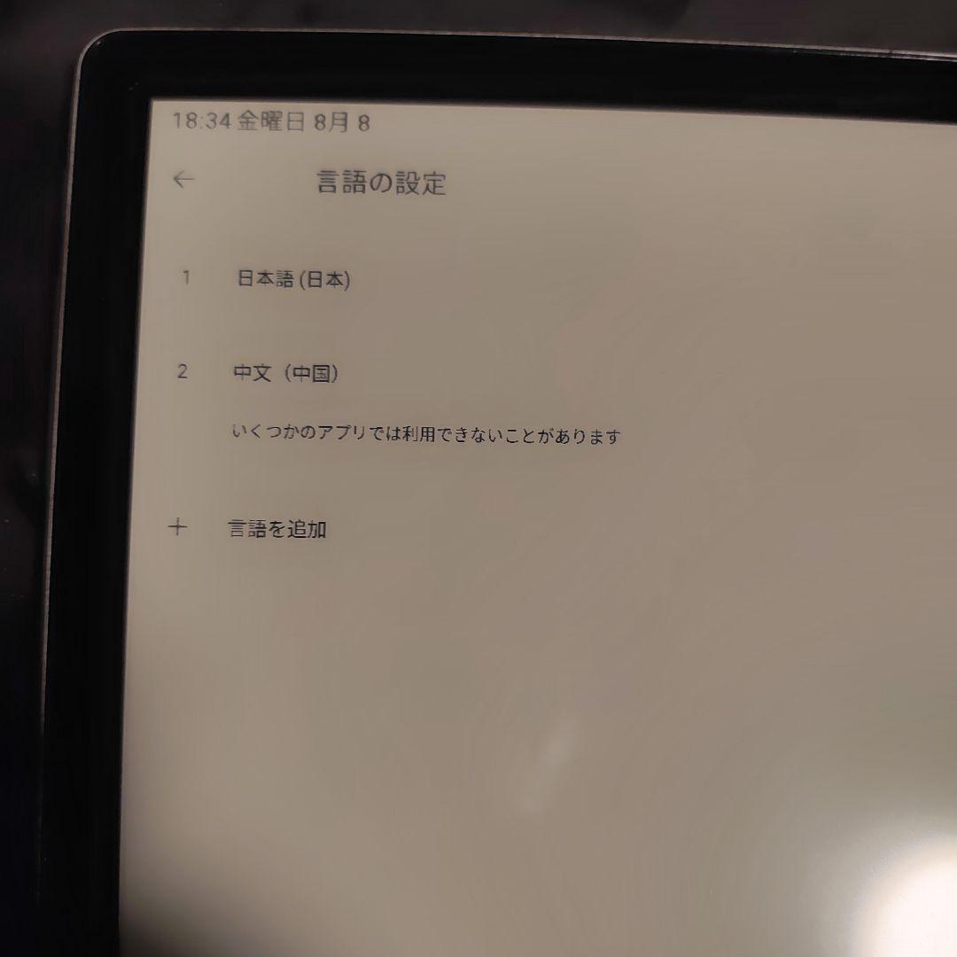 DASUNG　Not-eReader103 android9/e-inkモニタ