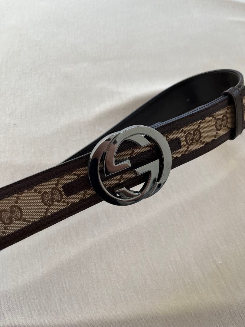 Gucci GGパターン ブラウンベルト