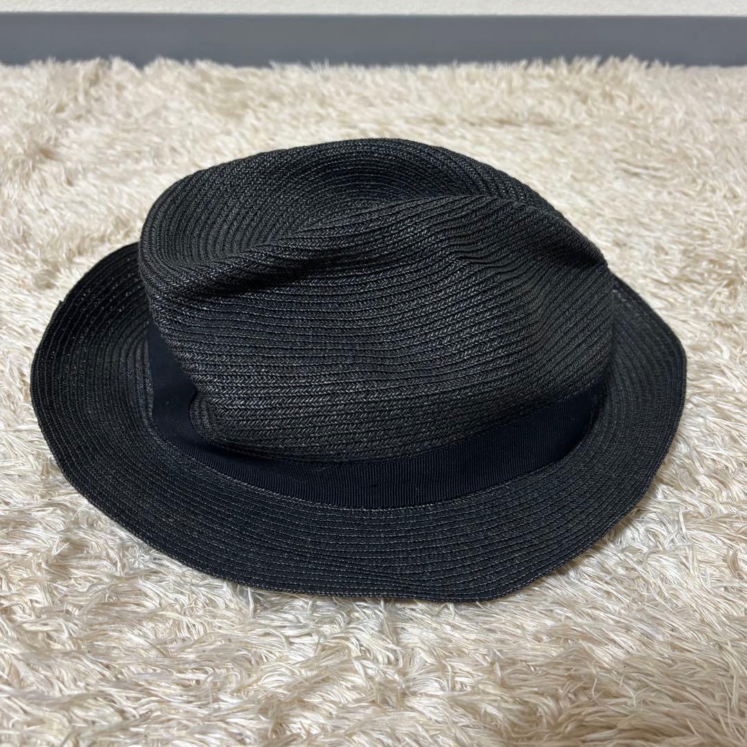 美品　mature ha. 　マチュアーハ BOXED HAT ペーパーハット