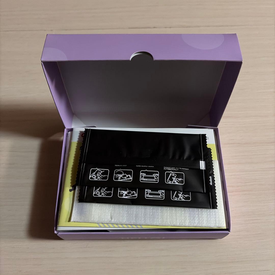 ドコモ　docomo キッズ携帯　KY-41C ラベンダー　ケース　フィルム付