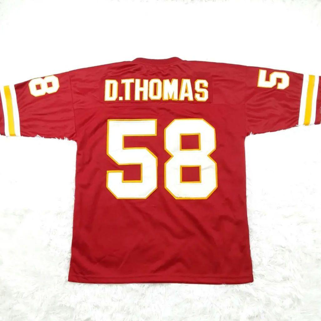 美品◎NFL カンザスシティチーフス 58 D.THOMAS 復刻版ユニフォーム