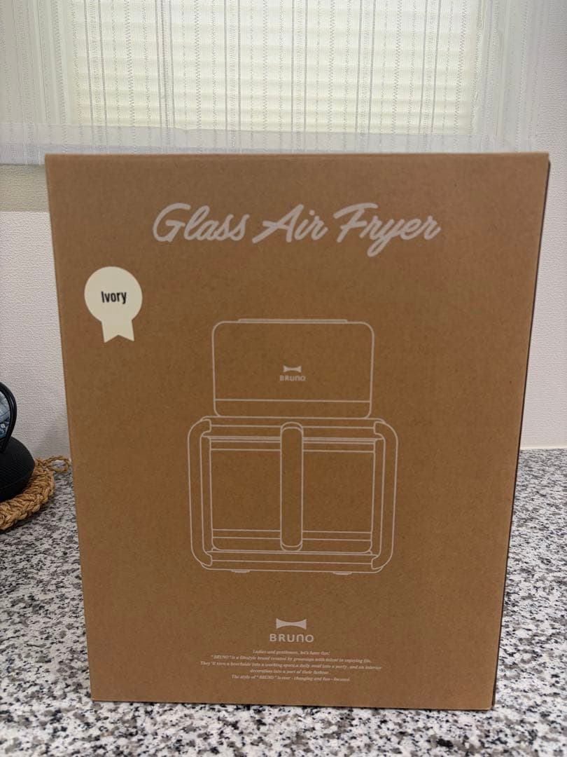 【新品】BRUNO ブルーノ ガラスエアフライヤー　BOE122-IV