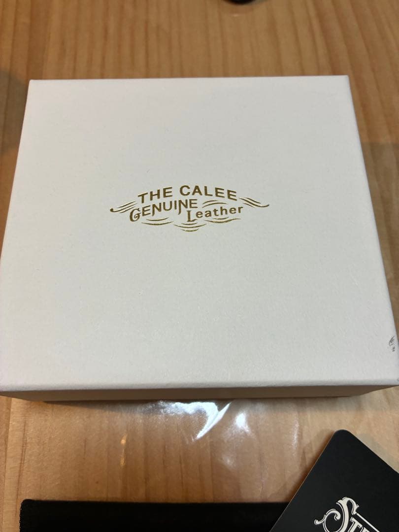 CALEE STUDS LEATHER SHORT KEY RING レザー