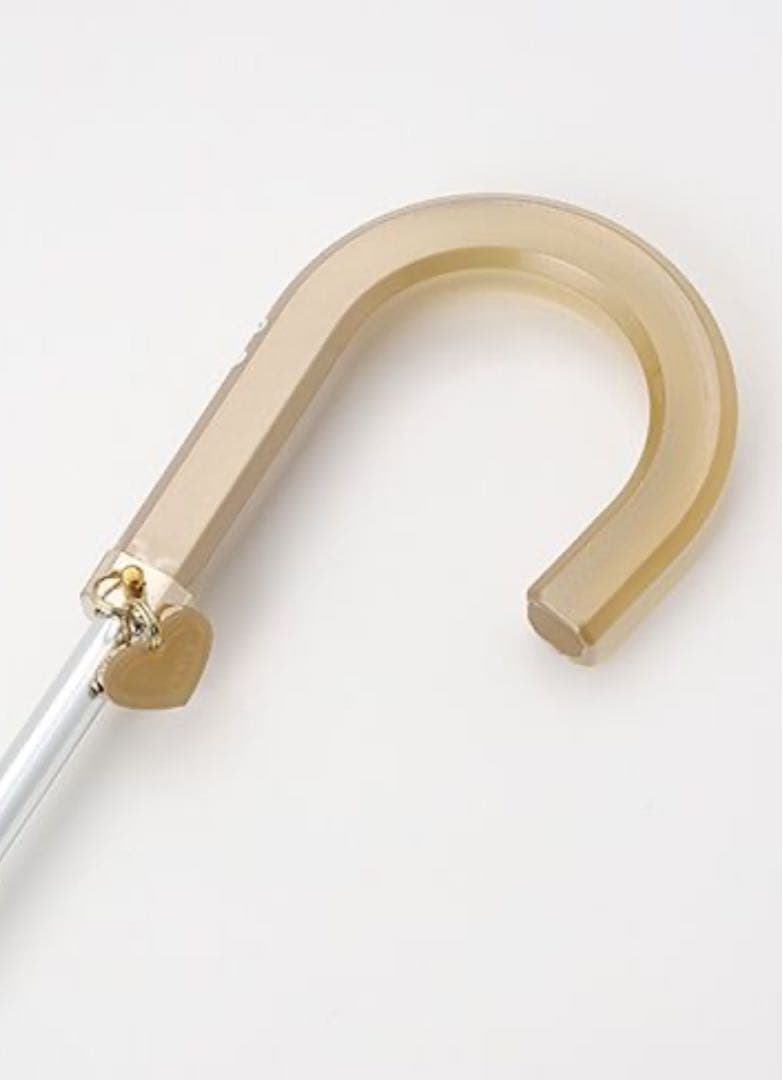 新品★ FURLA ★楽折★晴雨兼用折りたたみ日傘 ★チェーン刺繍”ベージュ