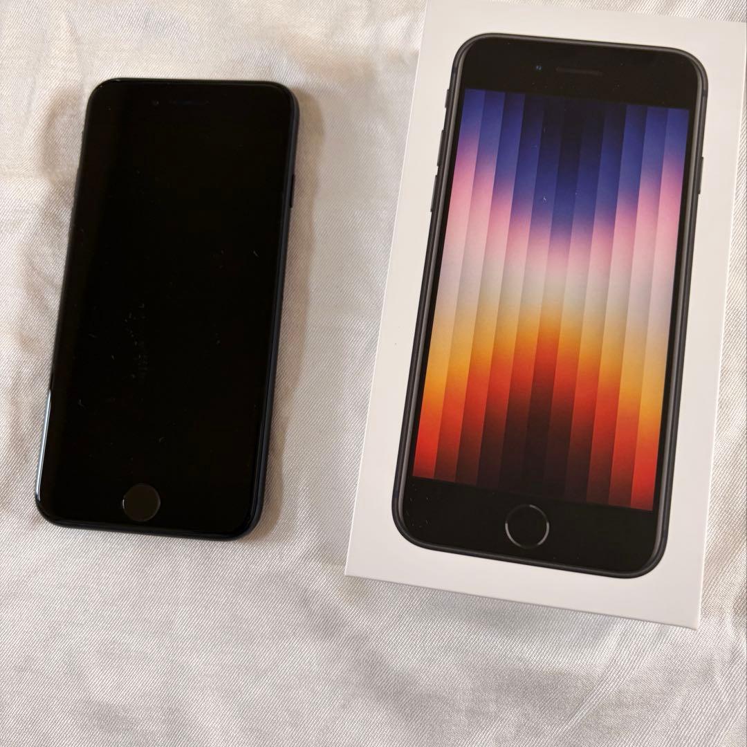 iphone se 第3世代 128gb SIMフリー　ミッドナイト