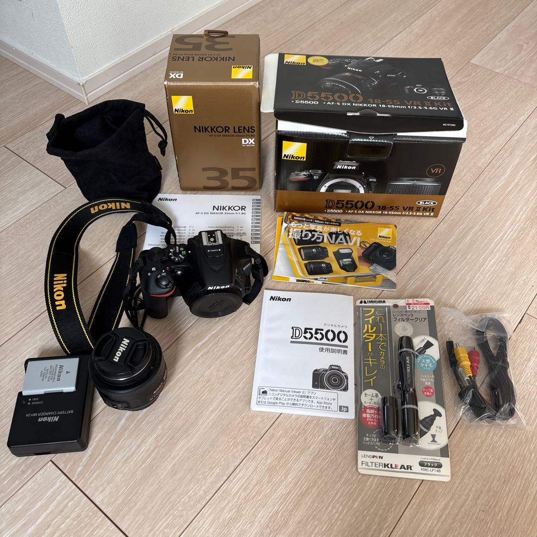Nikon D5500 一眼レフカメラ レンズ付き