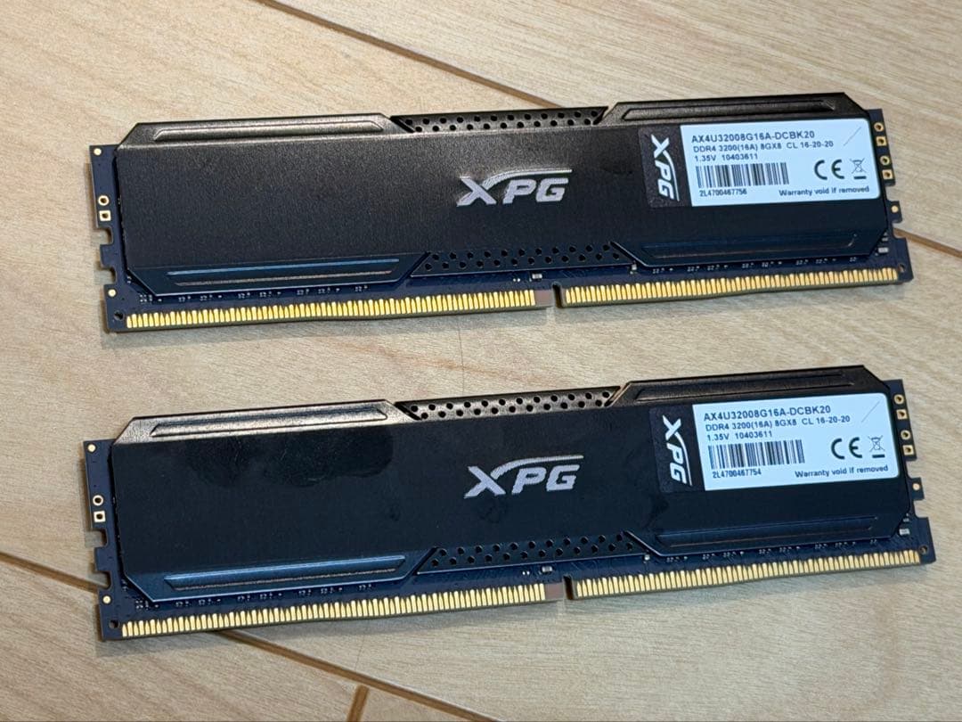 ADATA XPG DDR4 3200mhz 8GB×2枚セット