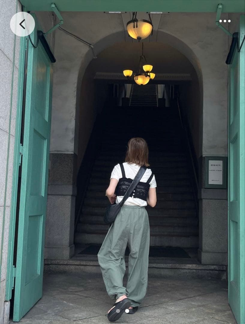 新品manonfripesマノンフリップwindpants soyy. roku