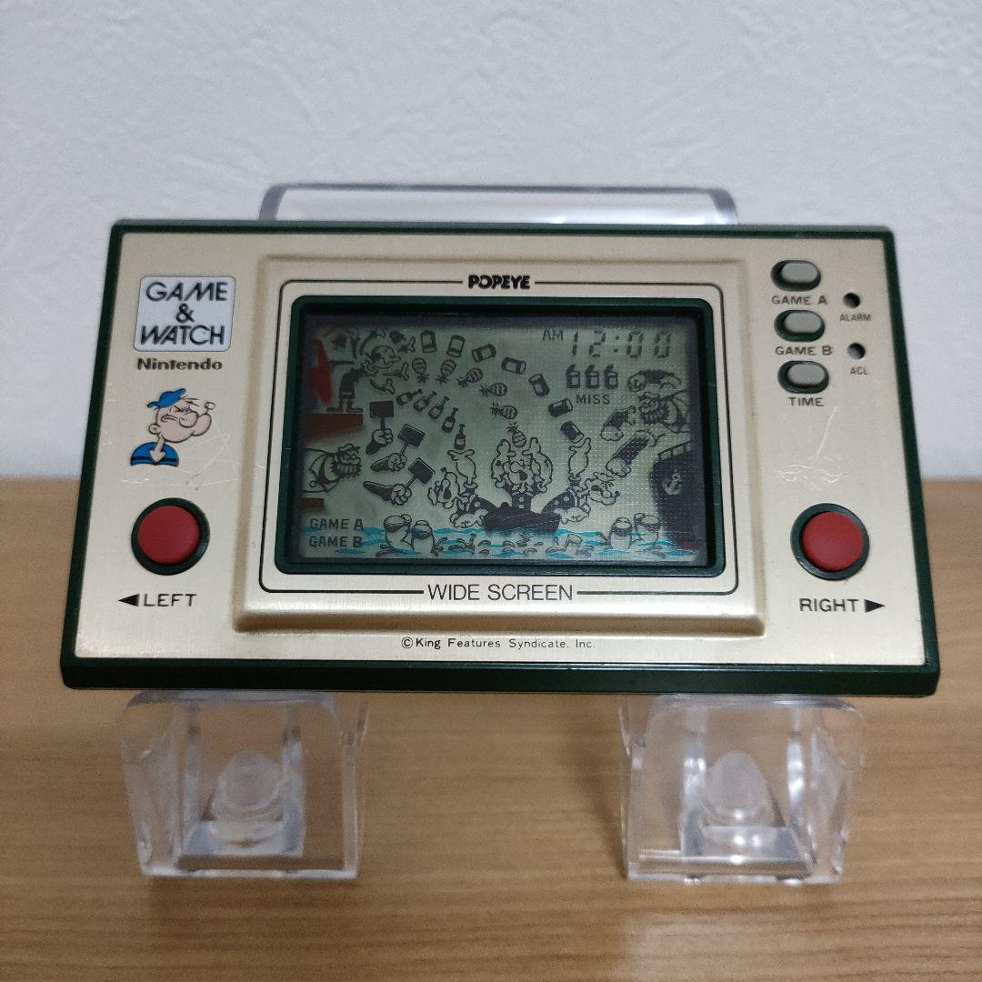 ゲーム＆ウォッチ　ポパイ　任天堂　ニンテンドーNintendo　メンテナンス済み