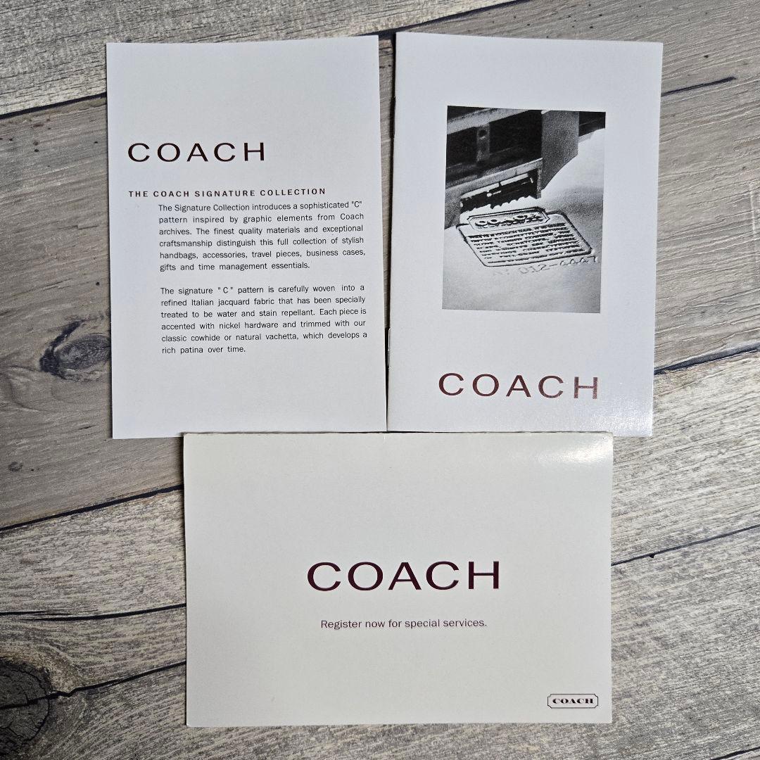 COACH　コーチ　ハンドバッグ　ショルダー　肩掛け　シグネチャー　【極美品】