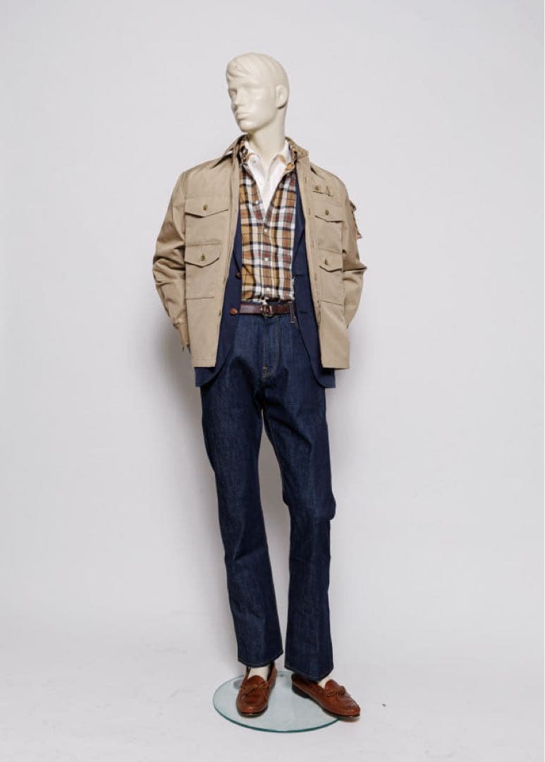 【BEAMS F別注】WOOLRICH 別注 サファリ ジャケット/ベージュ