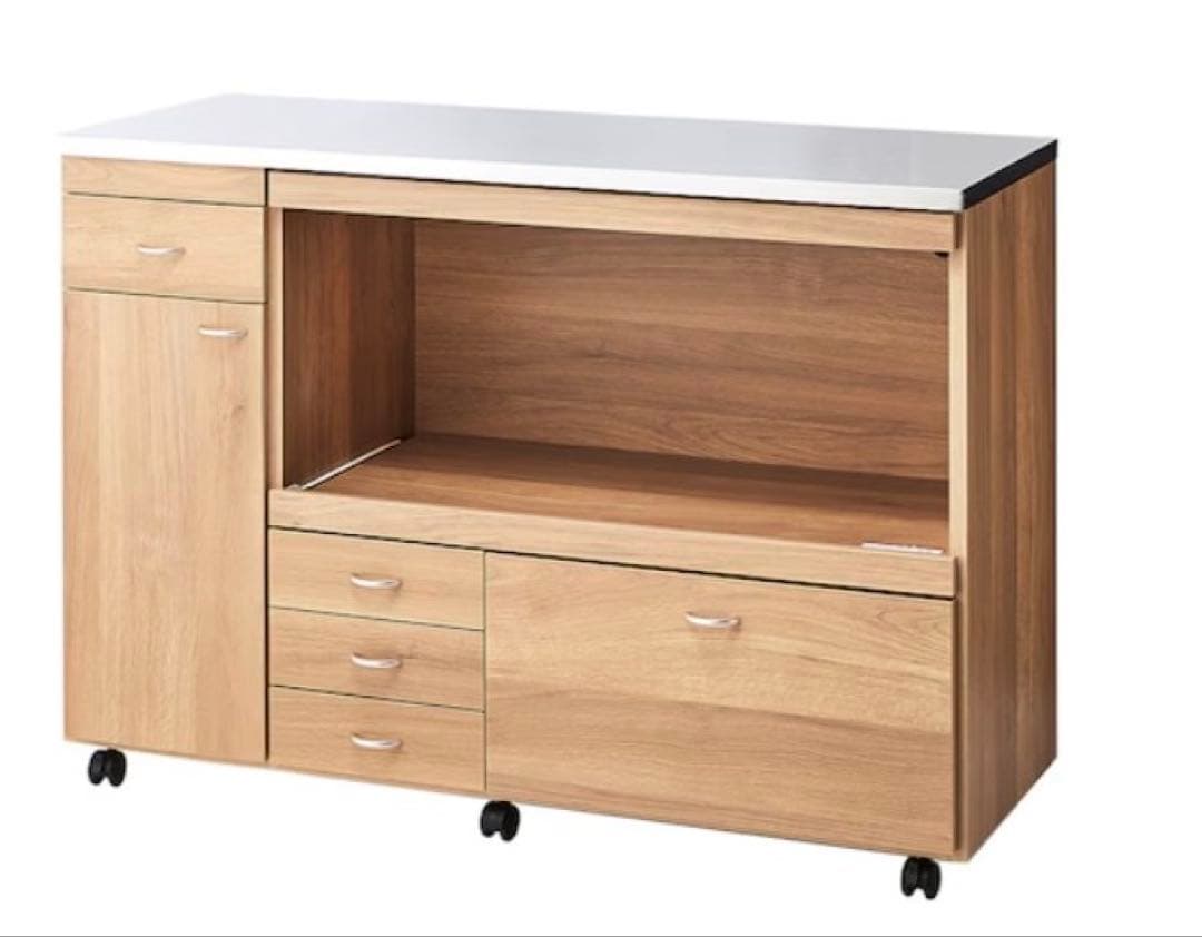 【11月取引終了予定】木製キッチンカウンター 購入後2年未満