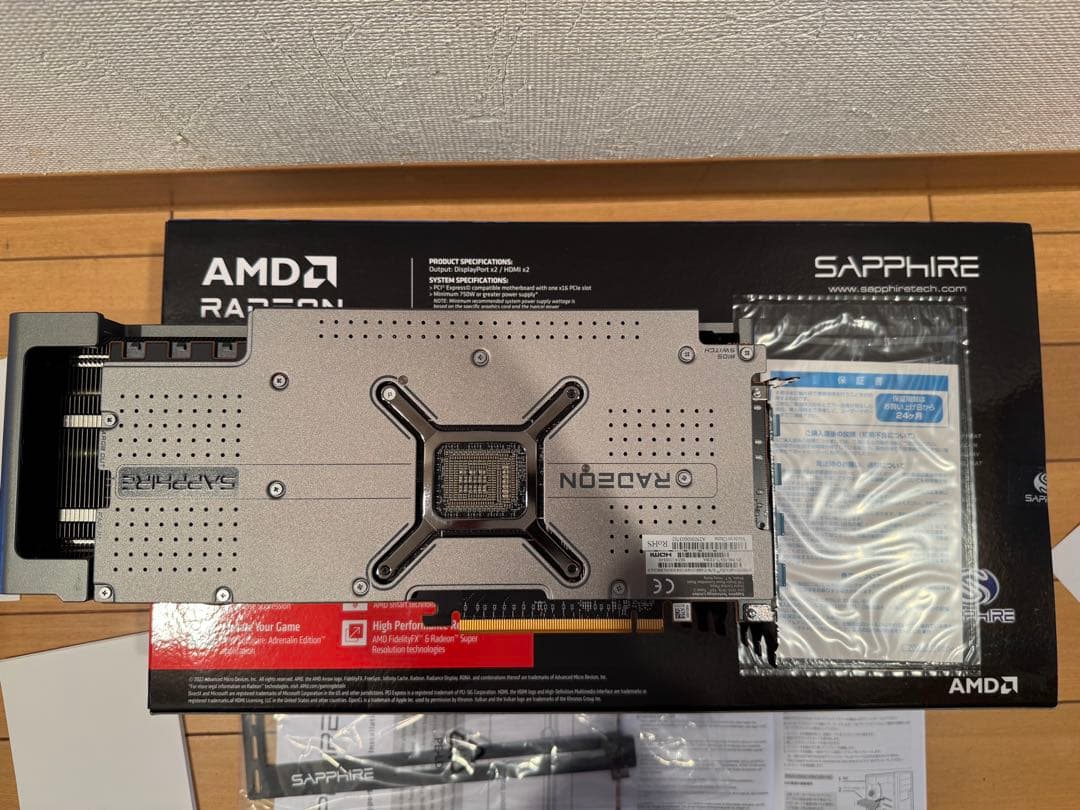 Sapphire NITRO+ RX7900XT OC 20G別売RGBファン付