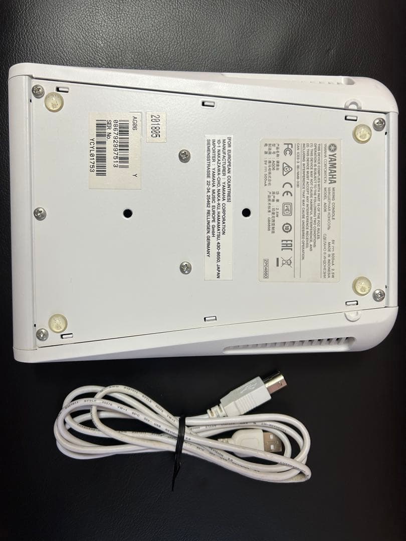 お値下げ YAMAHA AG06 オーディオインターフェイス USB・箱付き