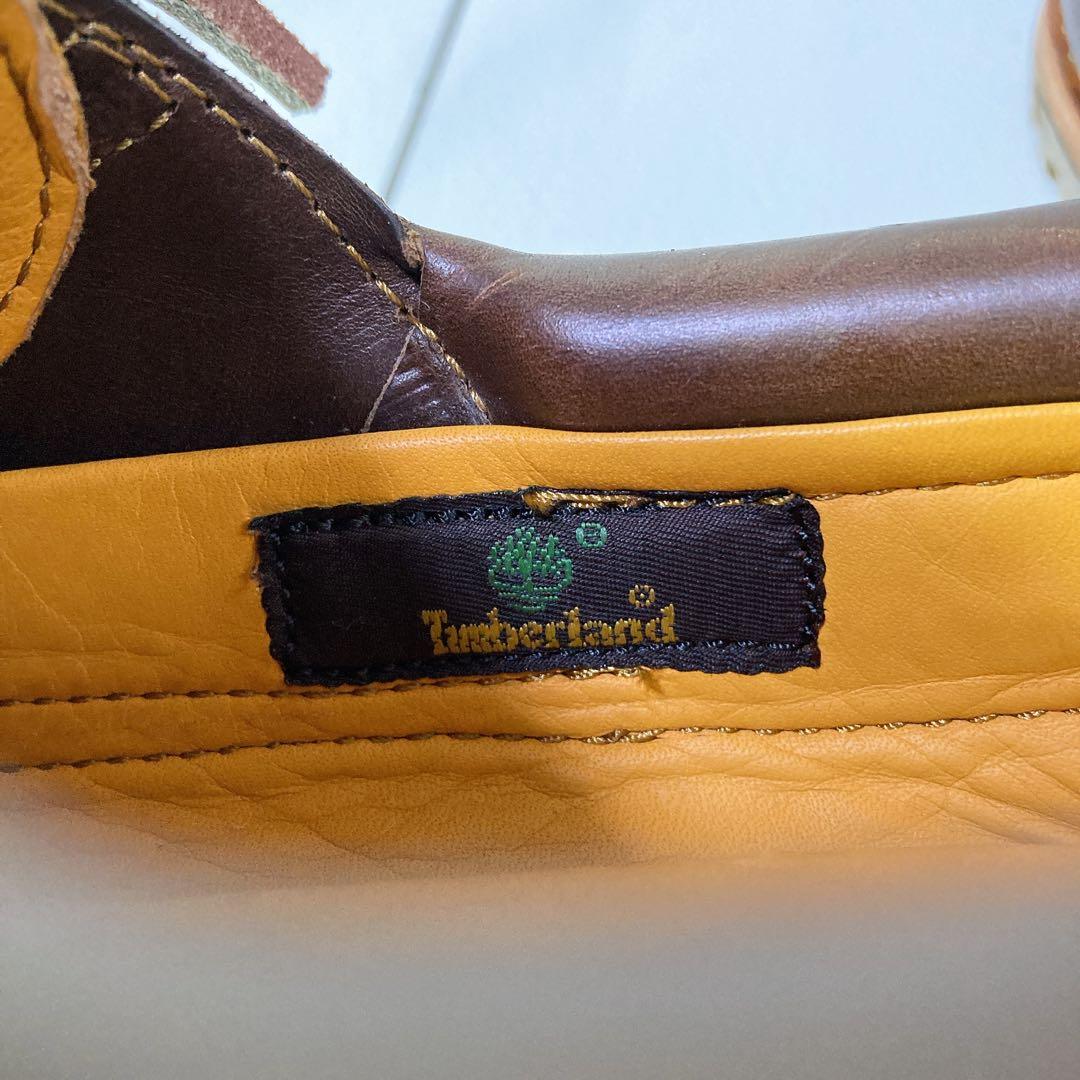 ティンバーランド 3eye デッキシューズ 本革 モカシン ブラウン 26.0