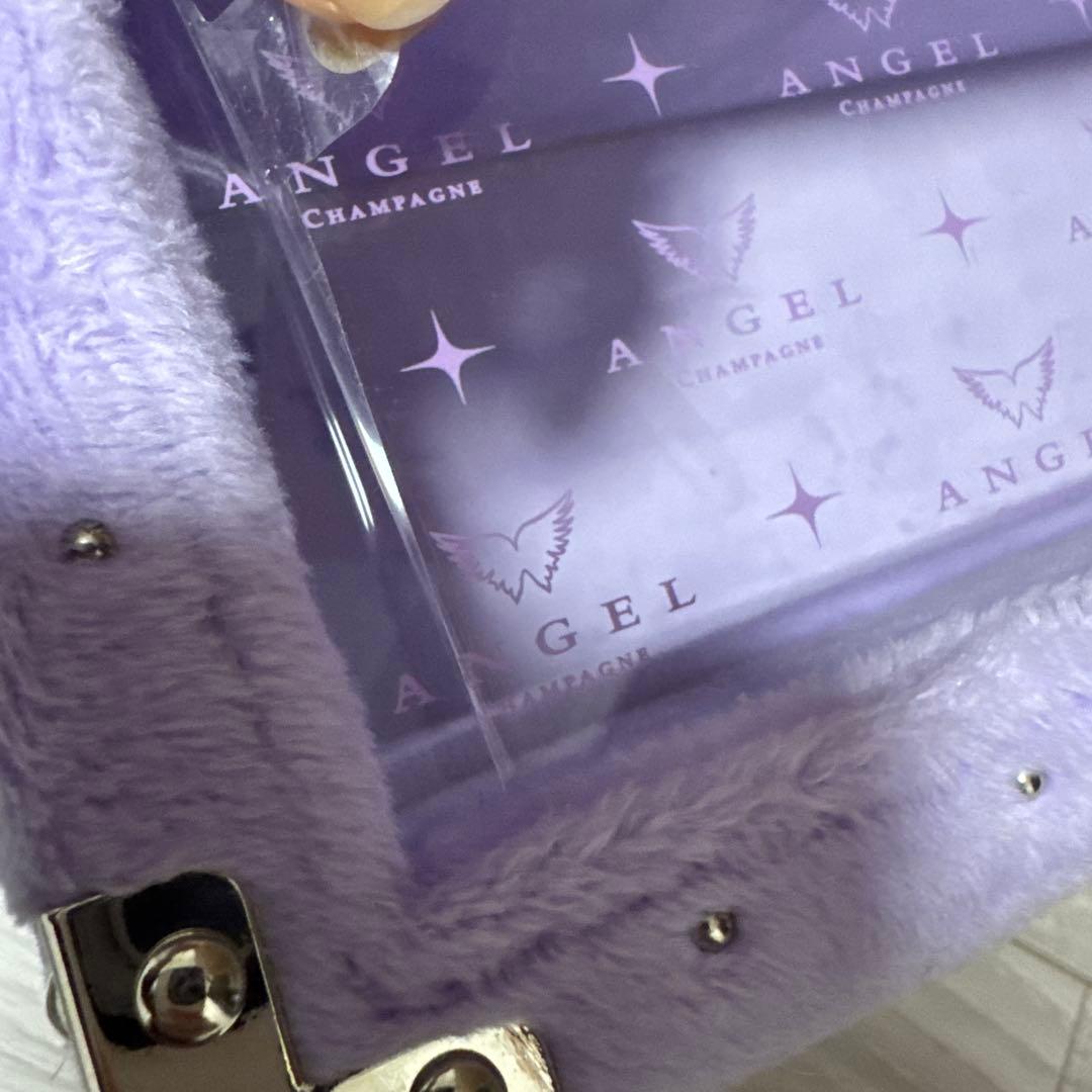 エンジェル ドゥミセック 紫 ハロウィン シャンパン 空き瓶箱セット売り